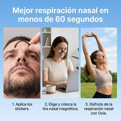 Oxia — Kit Dilatador Nasal Magnético