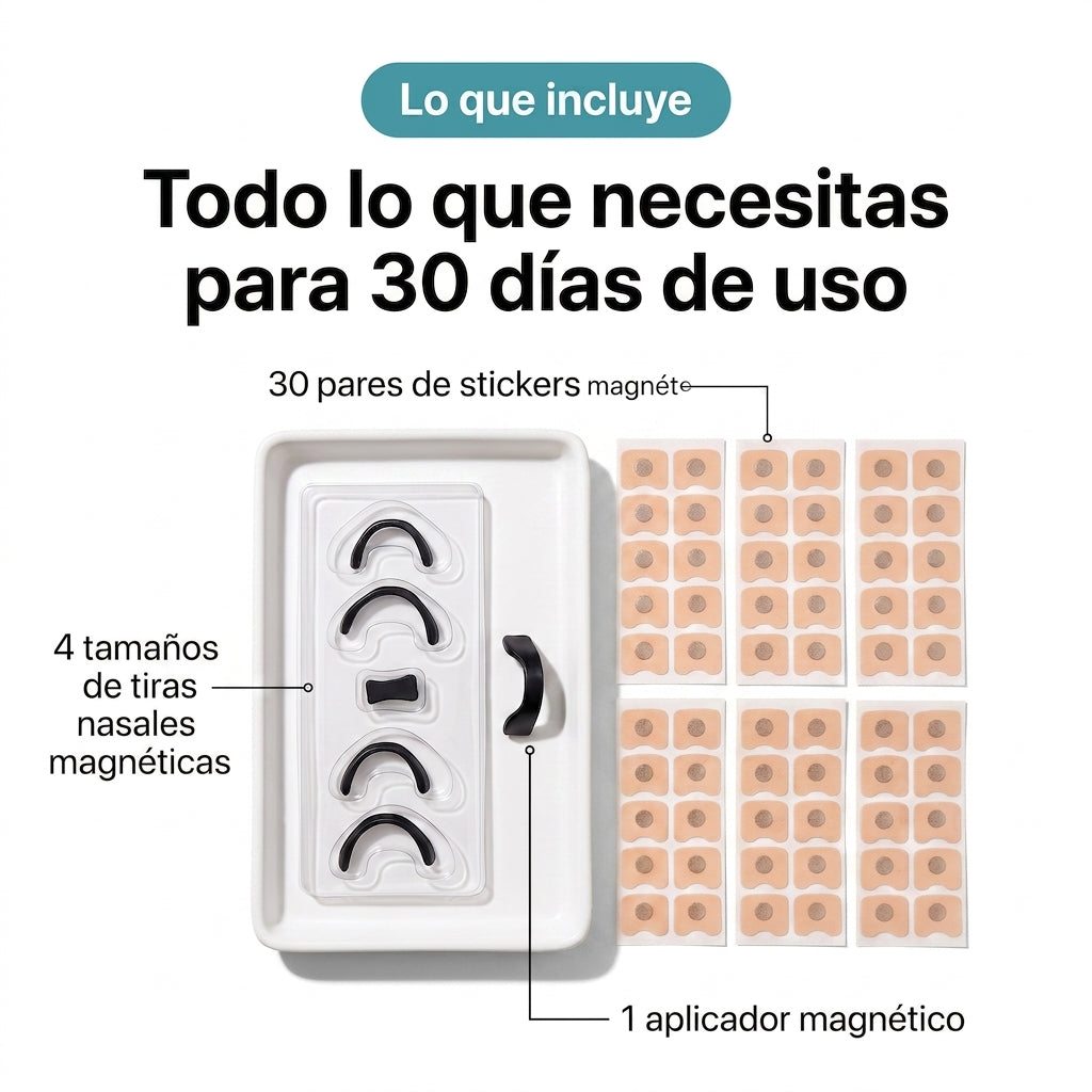 Oxia — Kit Dilatador Nasal Magnético